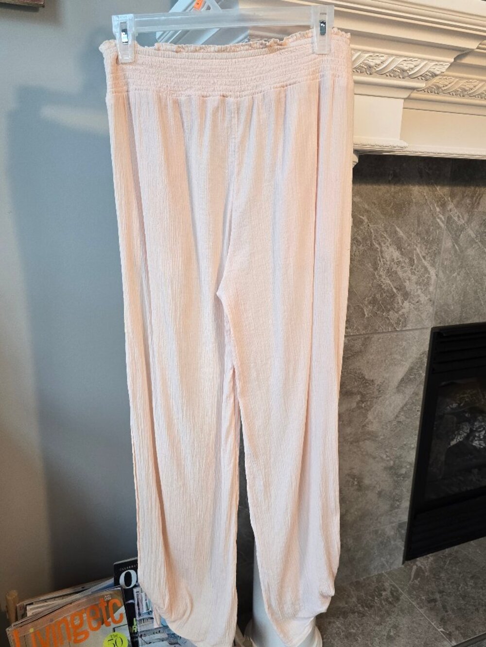 Aerie smocked Cotton Gauze Balloon lounge pants medium - Picture 2 of 7